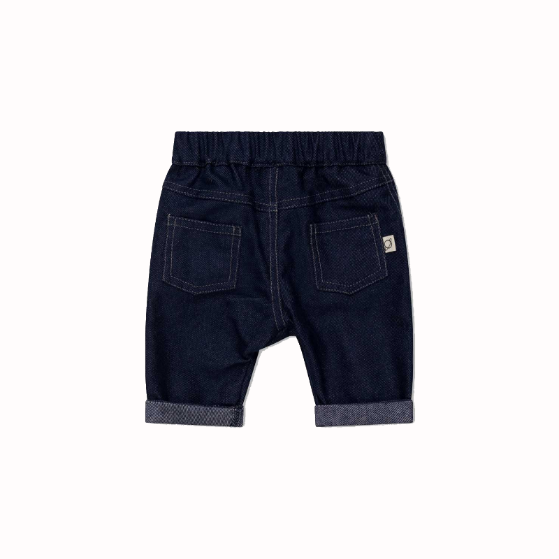 Pantalone denim per bambini in caldo cotone